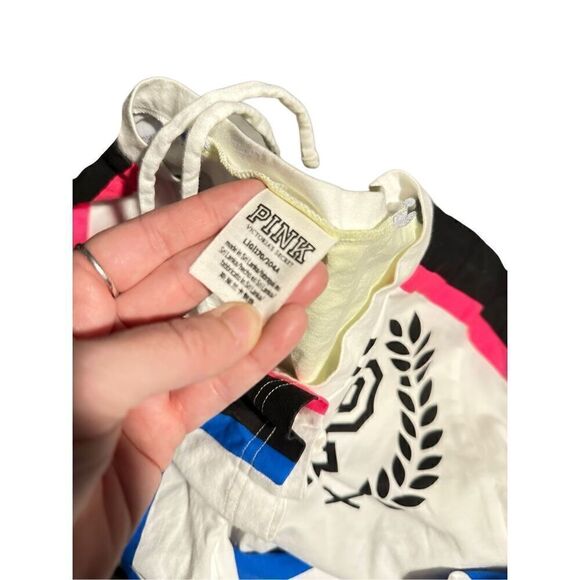 Victoria’s Secret PINK Umpire Color Block Campus Tshirt - Picture 3 of 3